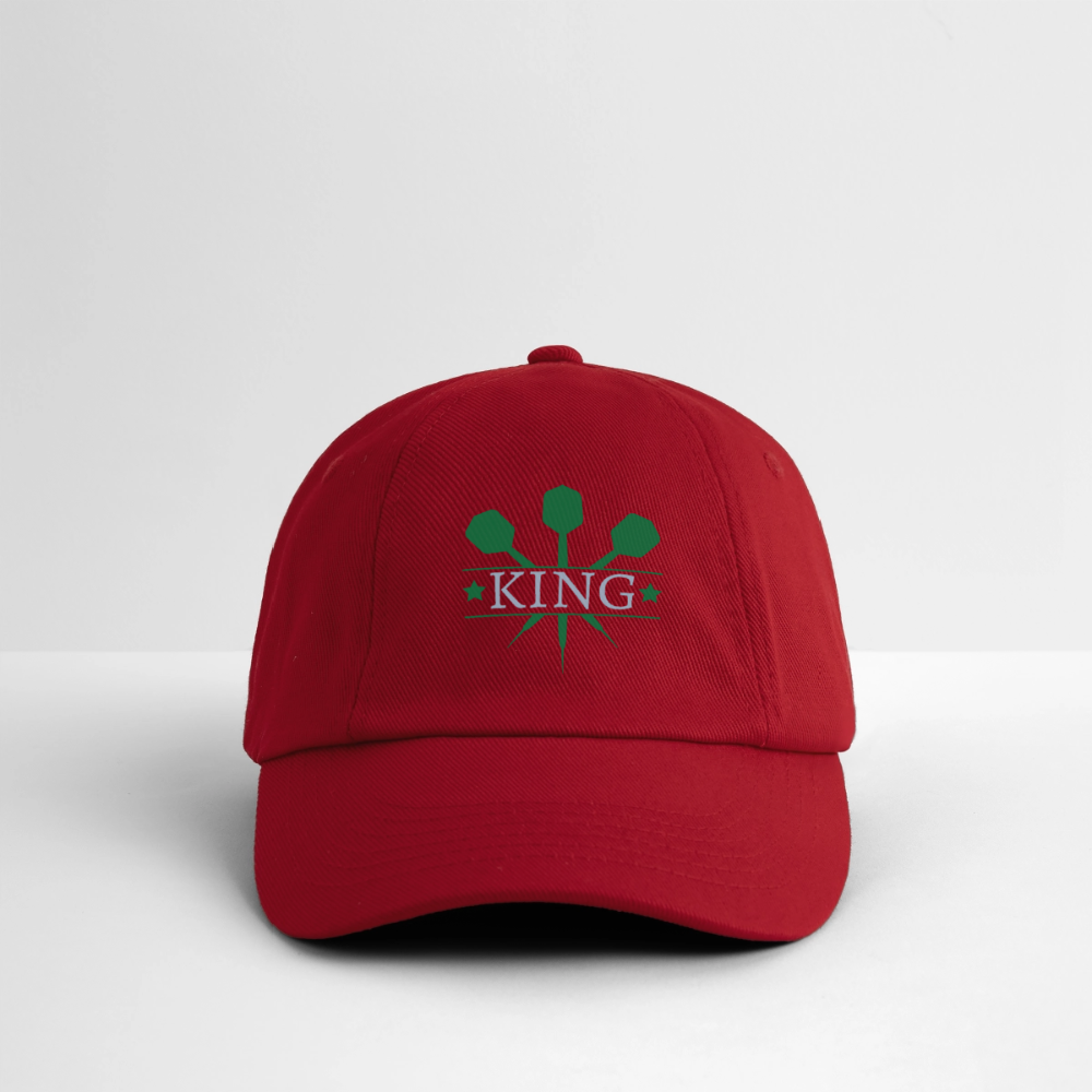 Cap "King" - klassisch Rot