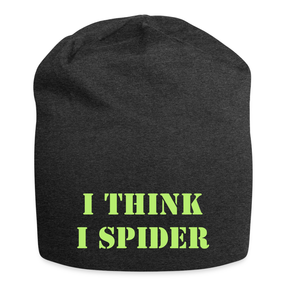 Jersey-Beanie "Spider" - mit Customizer personalisierbar - Anthrazit