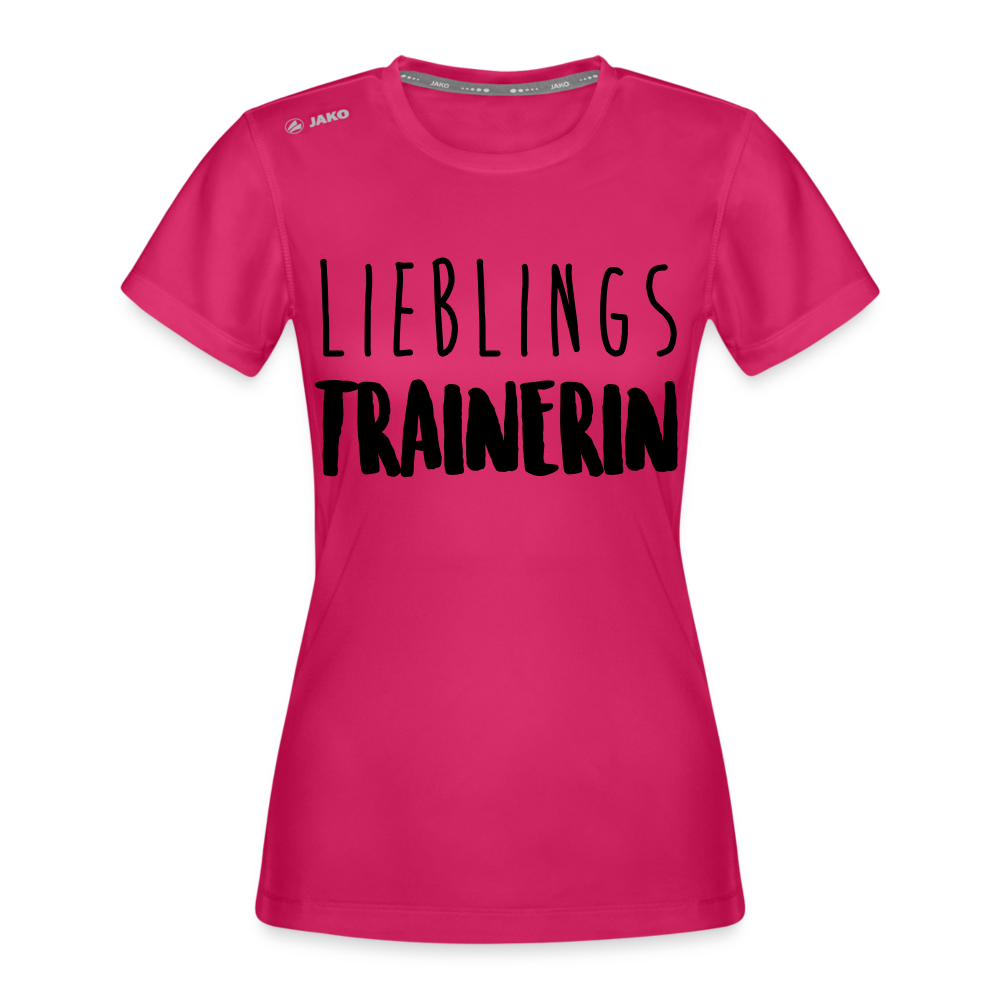 JAKO T-Shirt Damen "Lieblingstrainerin" - mit Customizer personalisierbar - dunkles Pink