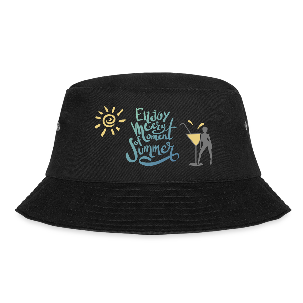 Hut "Enjoy Summer" - mit Customizer personalisierbar - Schwarz