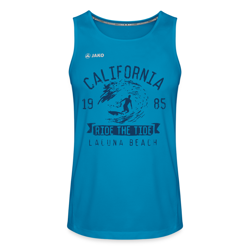 JAKO Männer Tanktop Run 2.0 "California" - mit Customizer personalisierbar - Saphirblau
