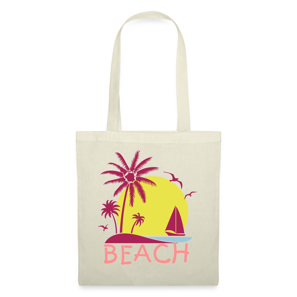 Stoffbeutel "Beach" - mit Customizer personalisierbar - Natur