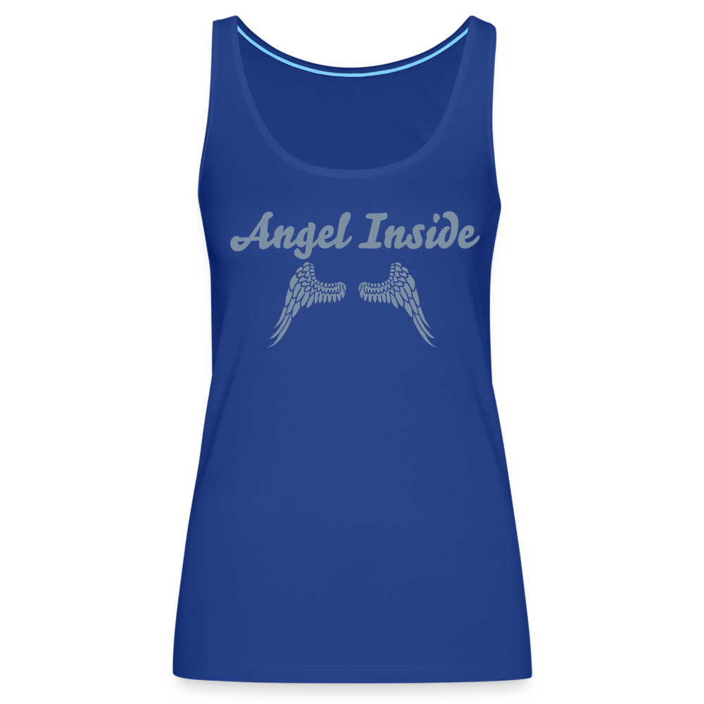 Premium Tanktop "Angel Inside" - mit Customizer personalisierbar - Königsblau