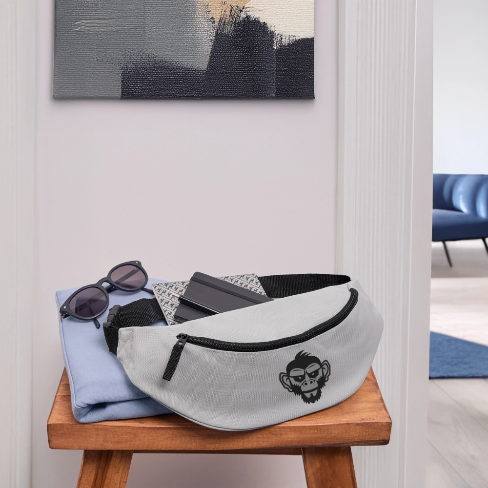 Gürteltasche "Affe" - mit Customizer personalisierbar - Grau
