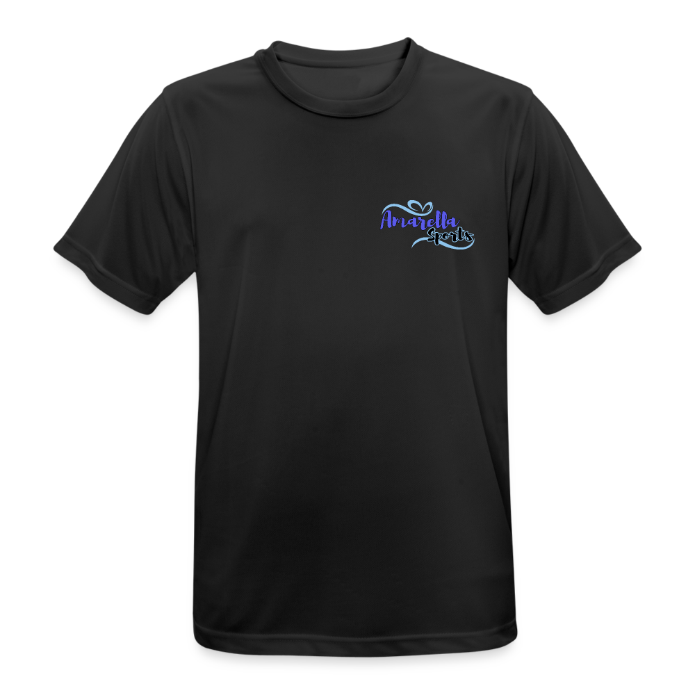 T-Shirt atmungsaktiv Herren "Amarella-Sports" - Schwarz
