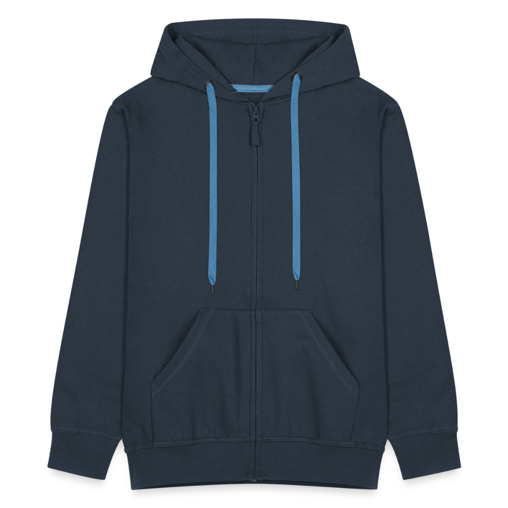 Premium Kapuzenjacke Herren "Darts" - mit Customizer personalisierbar - Navy