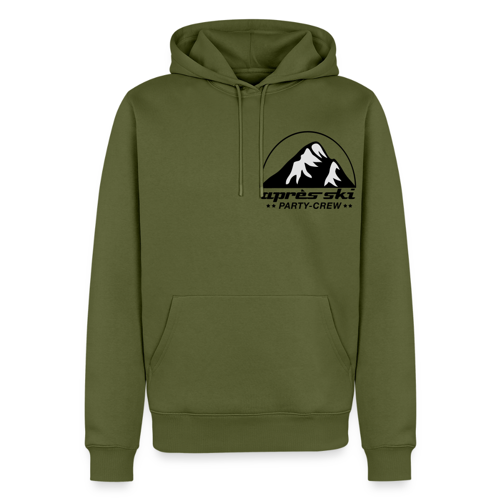 Männer Premium Hoodie "Apres Ski" - Khaki