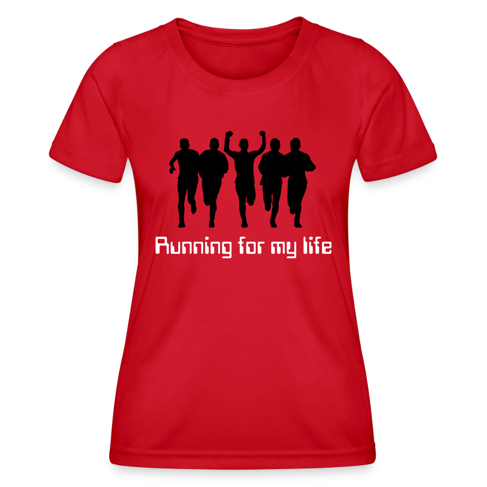 Funktions-T-Shirt Damen "Running" - Rot