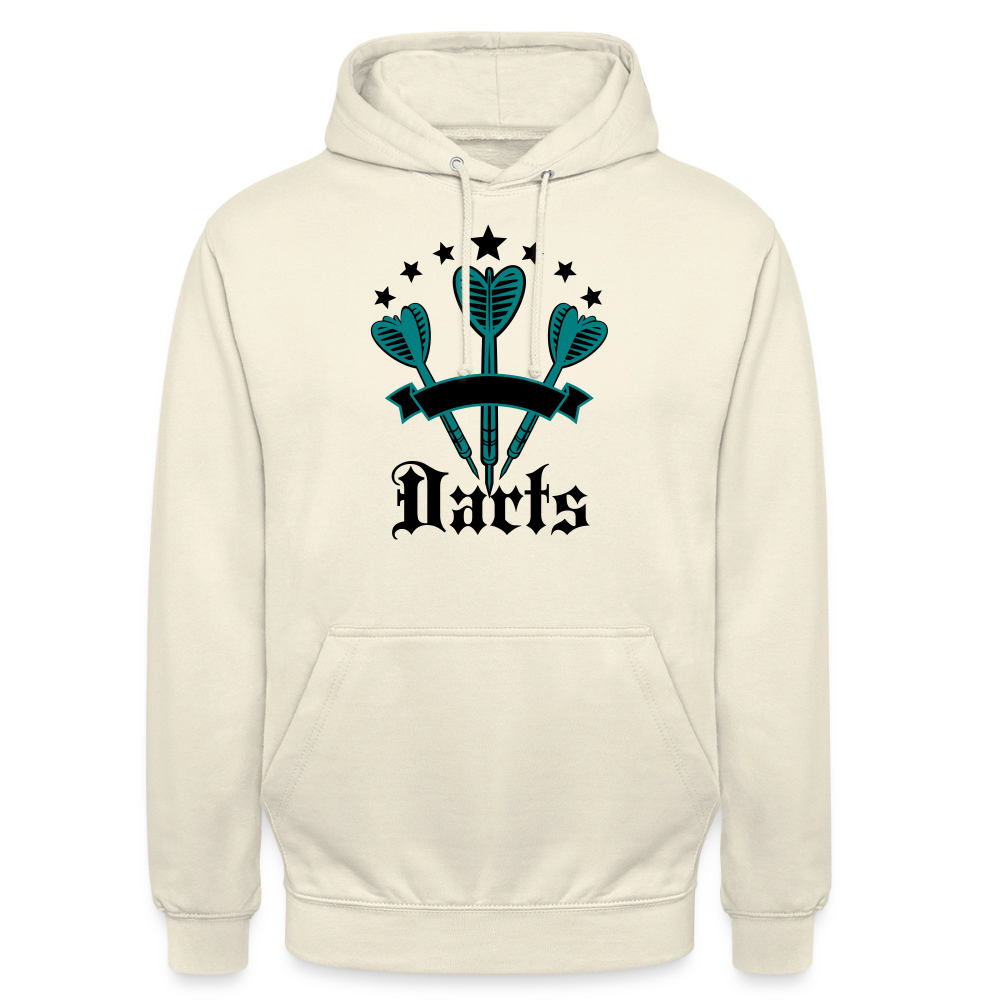 Hoodie Unisex "Darts" - Vanille-Milchshake