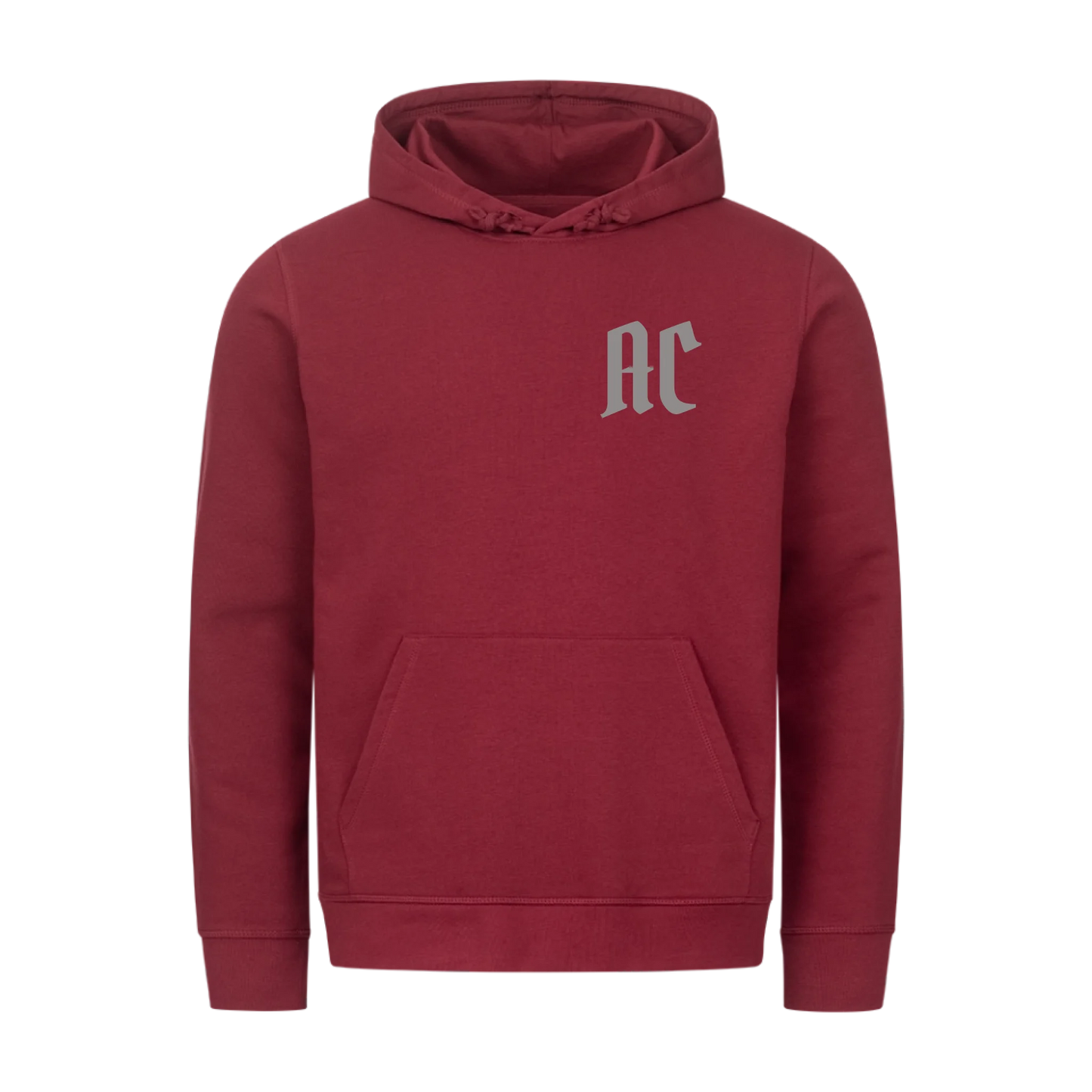 Hoodie Herren "Hanteln + Initialen"