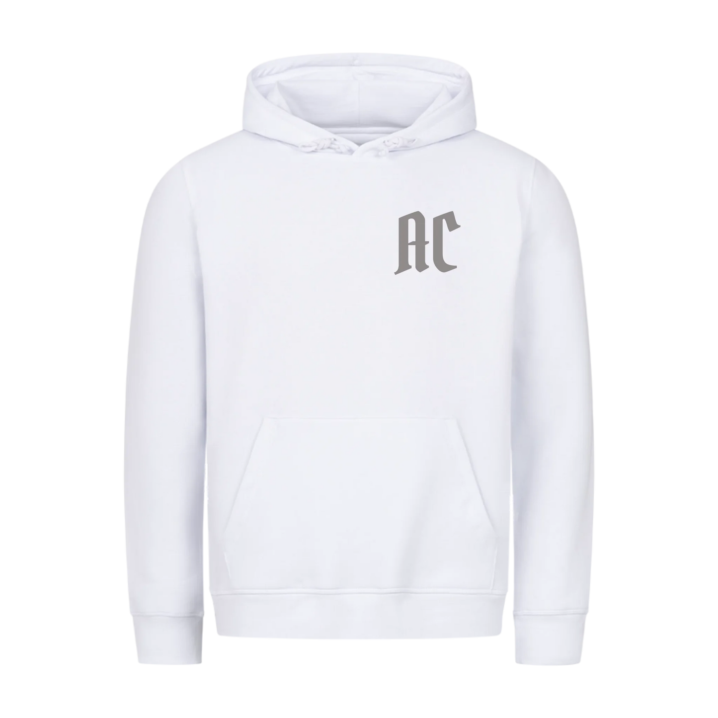 Hoodie Herren "Hanteln + Initialen"
