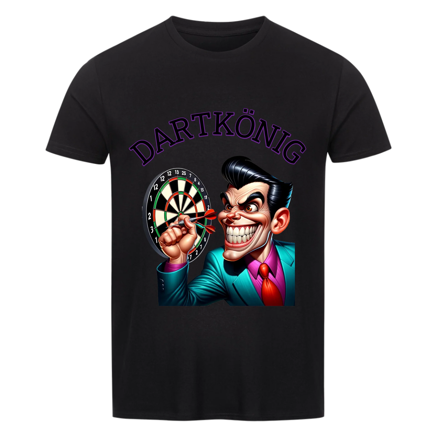 Klassik Shirt Herren "Dartkönig"