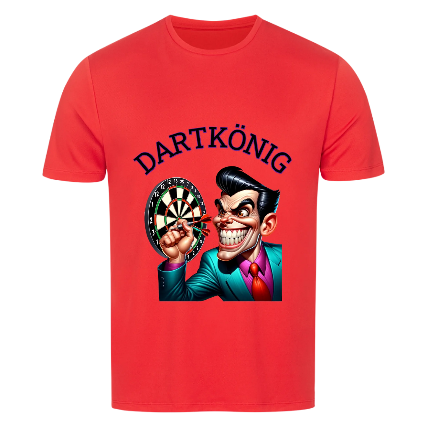 Sport T-Shirt Herren "Dartkönig"