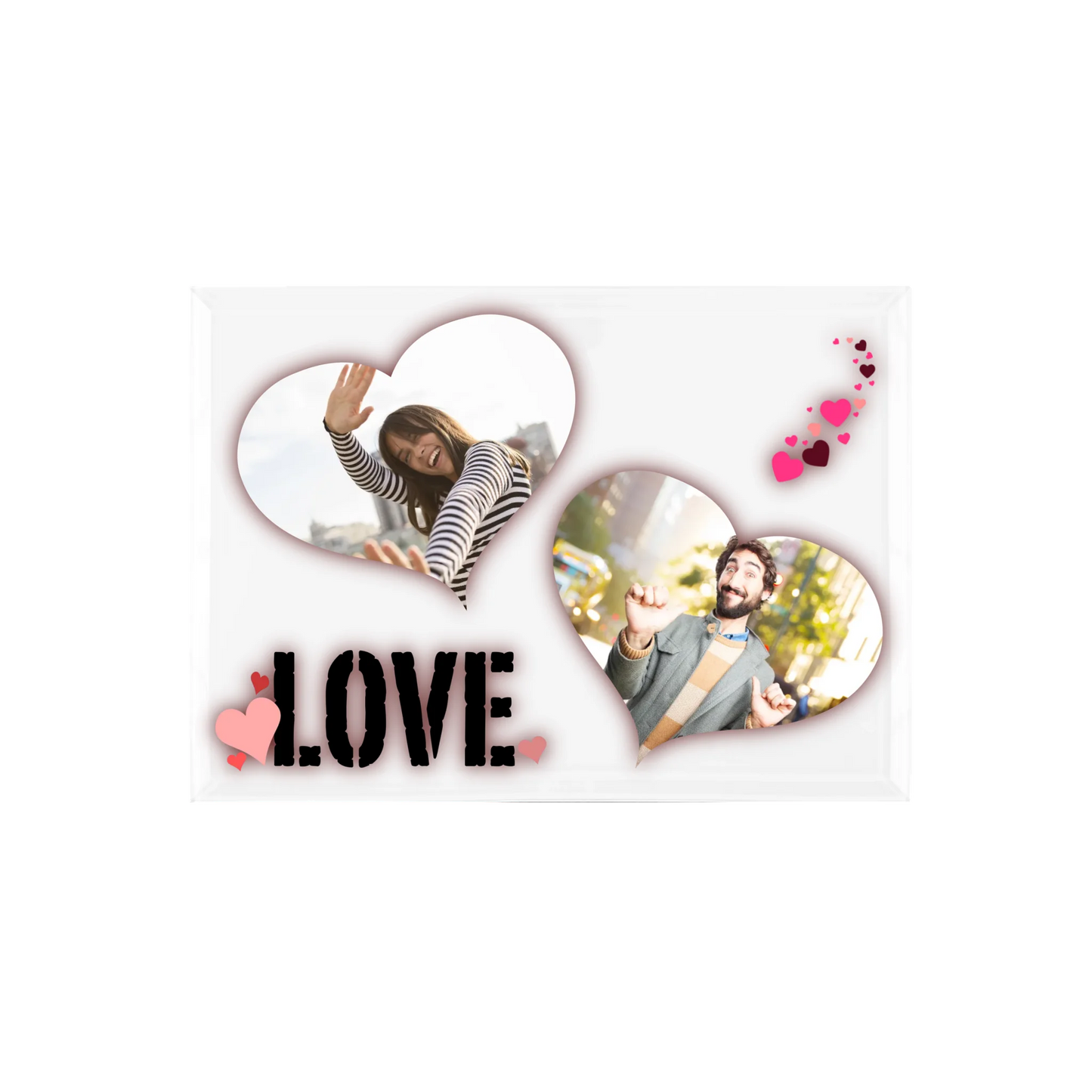 Glasaufsteller "Love"