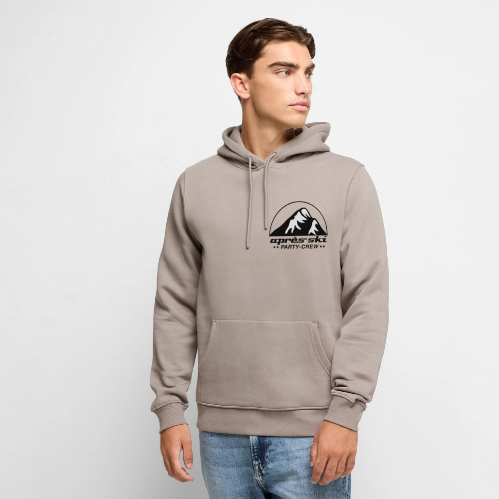 Männer Premium Hoodie "Apres Ski" - Taupe