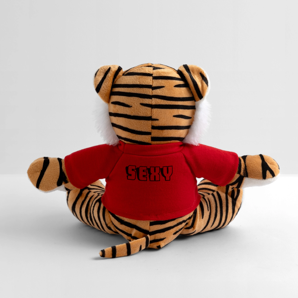 Maskottchen Tiger "Wild & Sexy" - Rot