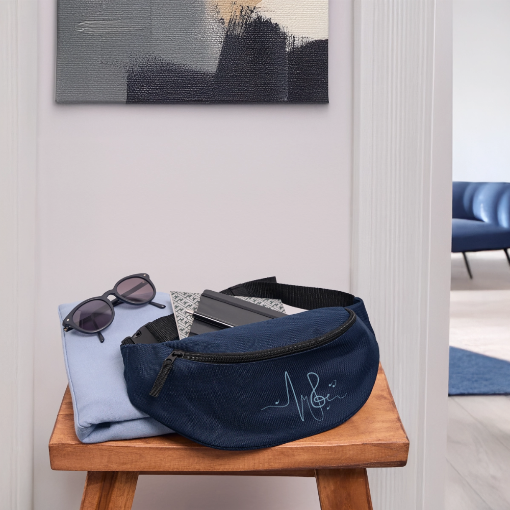 Gürteltasche "Musikschlag" - Navy