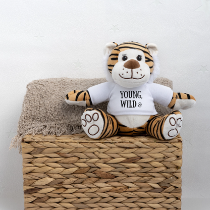 Maskottchen Tiger "Wild & Sexy" - Weiß