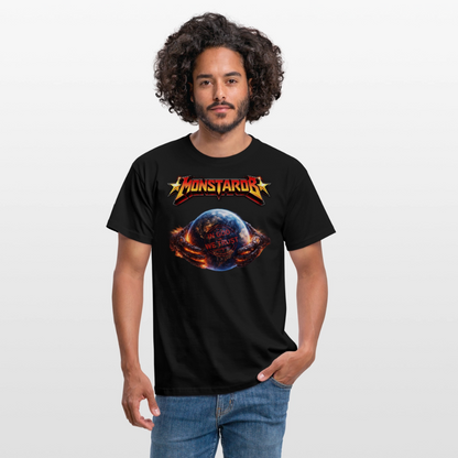 Männer T-Shirt "In God we trust" - Schwarz