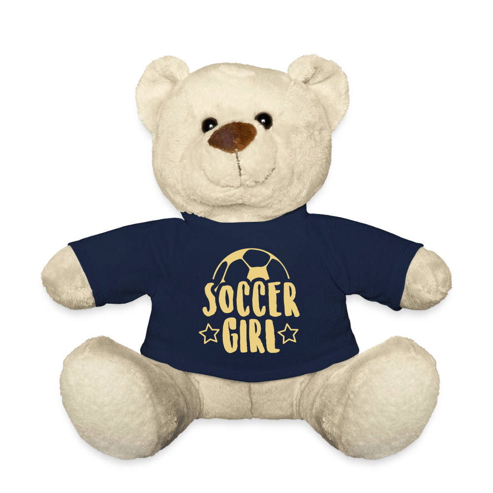 Maskottchen Teddy "Soccer Girl" - French Navy