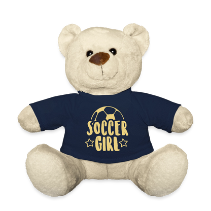 Maskottchen Teddy "Soccer Girl" - French Navy