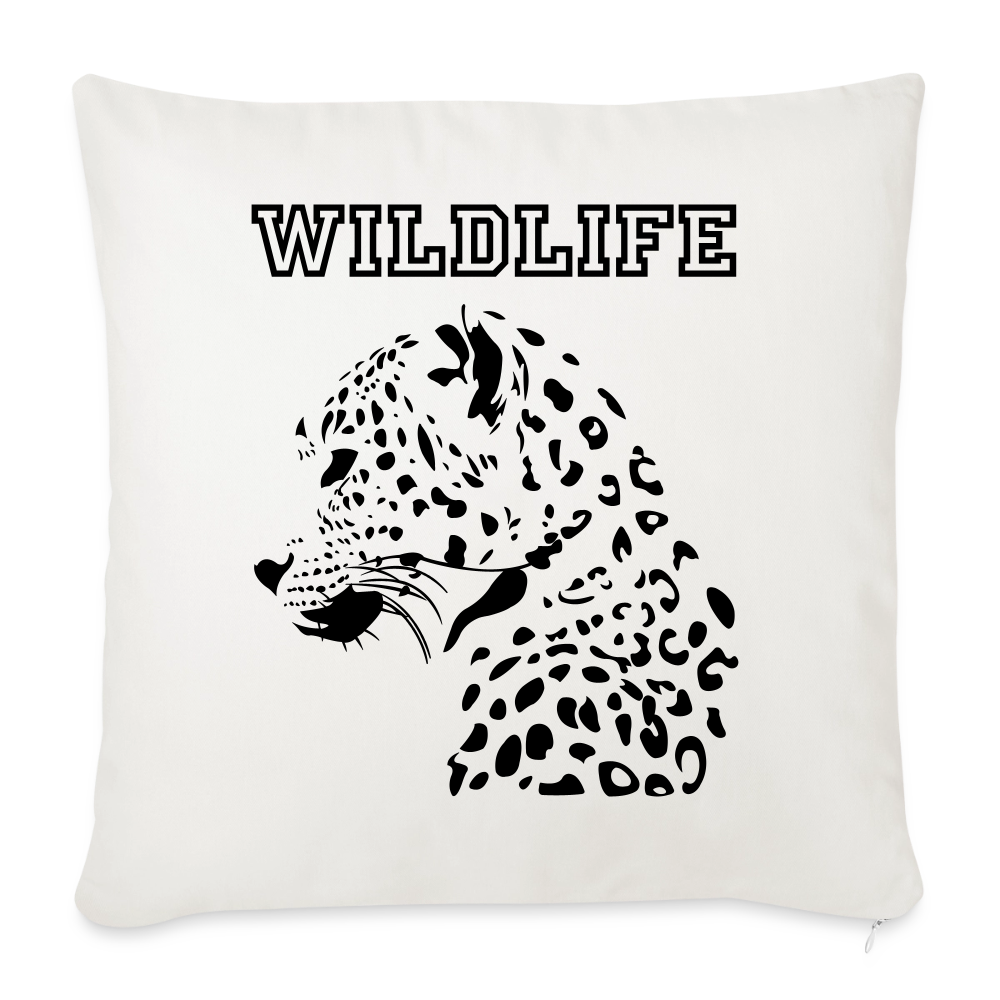 Sofakissen mit Füllung "Wildlife" - Naturweiß 