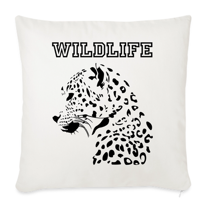 Sofakissen mit Füllung "Wildlife" - Naturweiß 