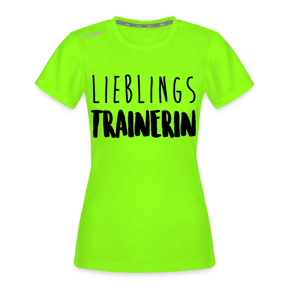 JAKO T-Shirt Damen "Lieblingstrainerin" - Neongrün