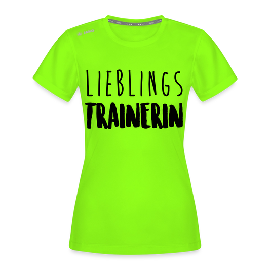 JAKO T-Shirt Damen "Lieblingstrainerin" - Neongrün