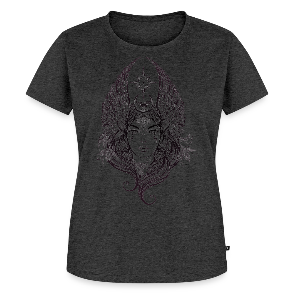 Premium T-Shirt "Engel" - Anthrazit meliert
