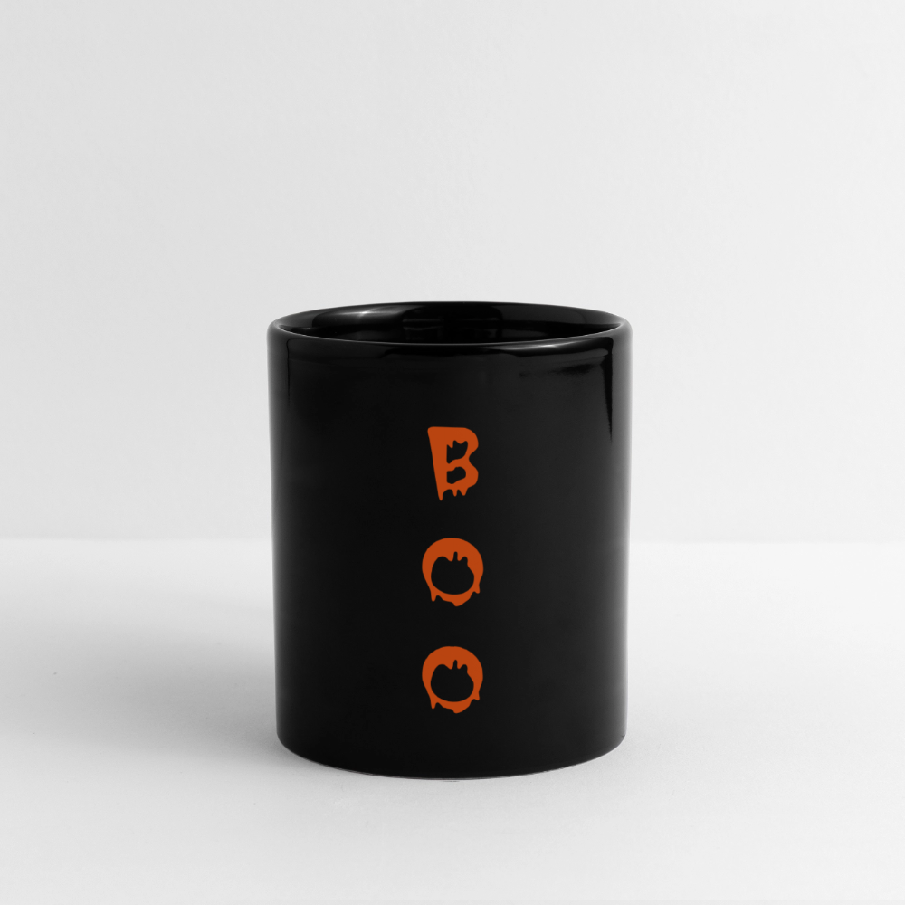 Tasse einfarbig "Halloween" - Schwarz