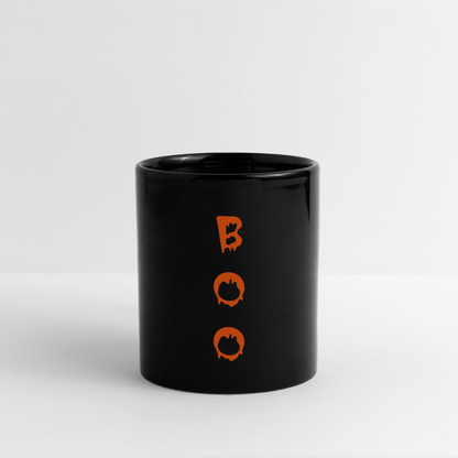 Tasse einfarbig "Halloween" - Schwarz