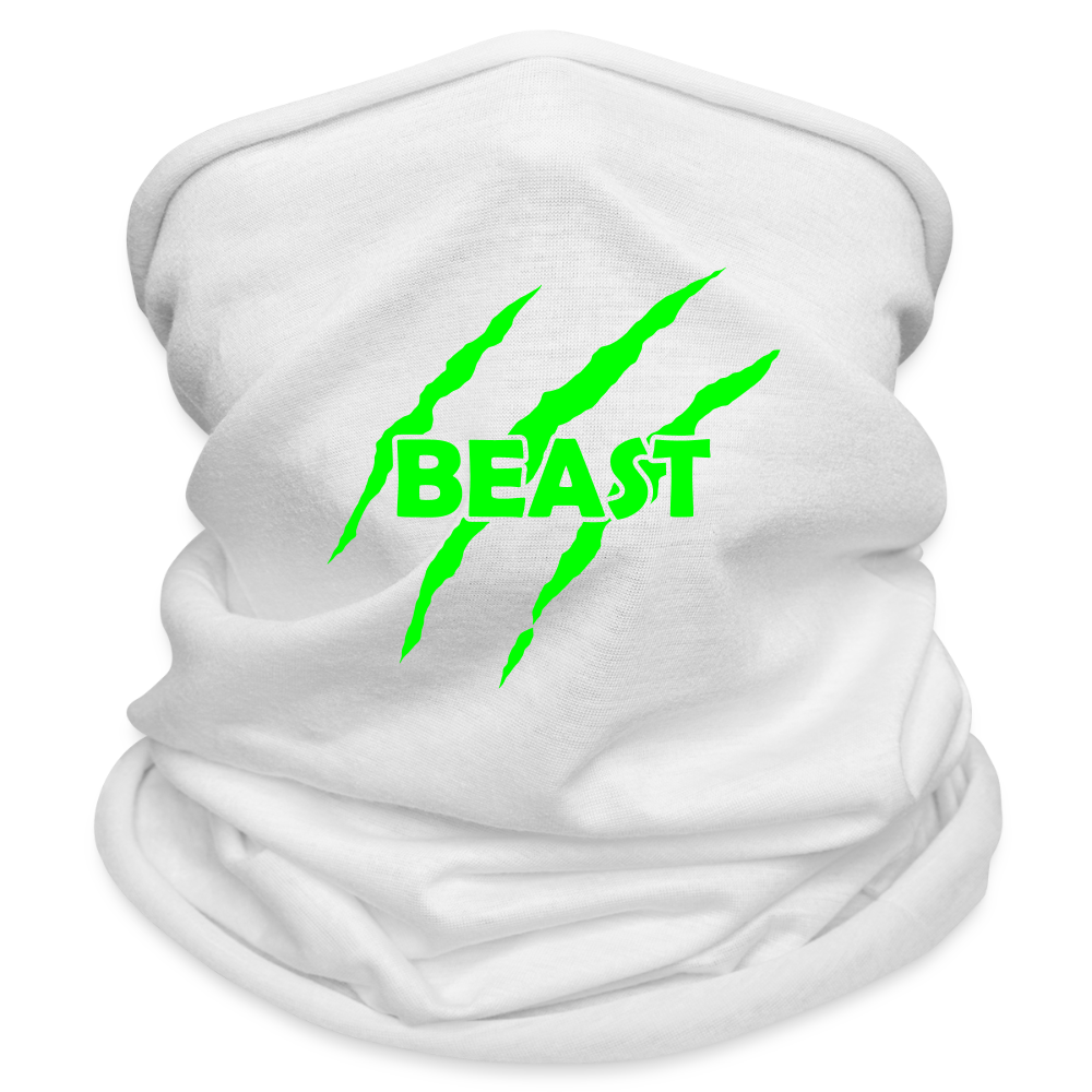 Multifunktionstuch "Beast" - mit Customizer personalisierbar - Weiß