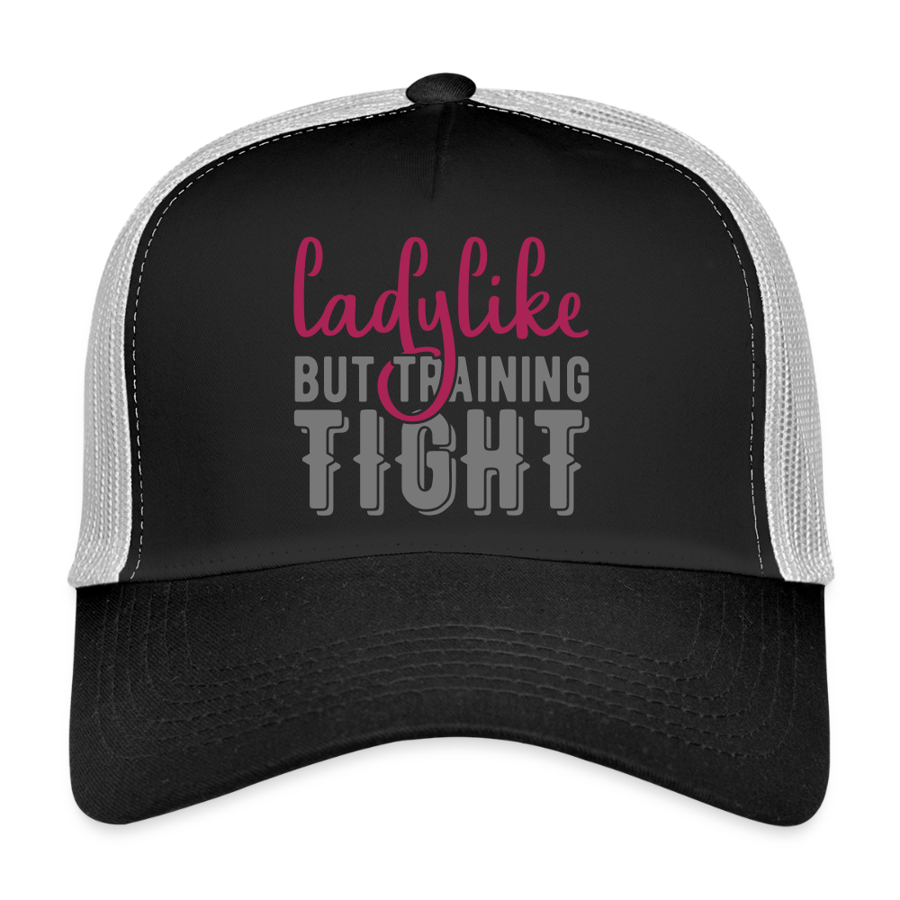 Trucker Cap "Ladylike" - Schwarz/Steingrau