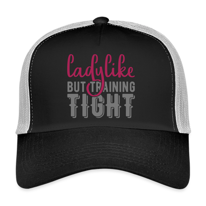 Trucker Cap "Ladylike" - Schwarz/Steingrau