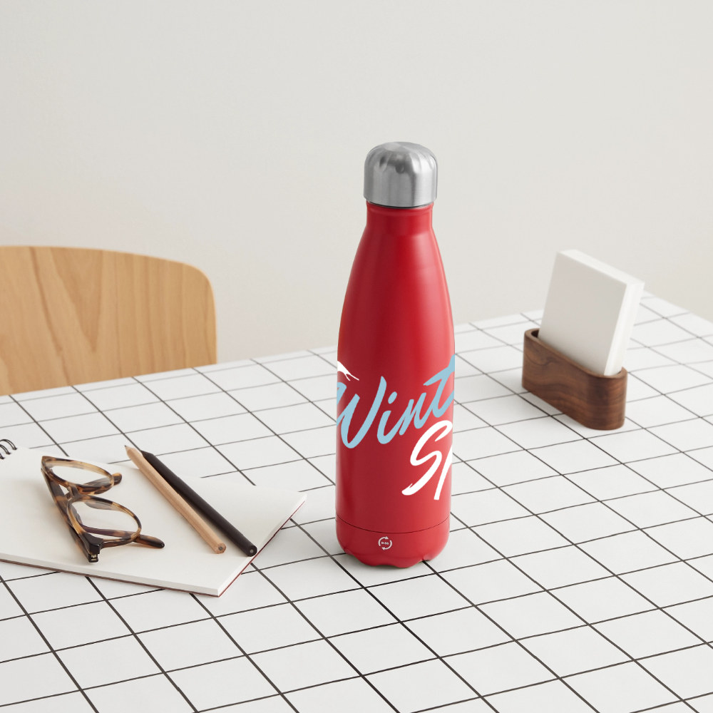 Thermosflasche "Wintersports" - Rot