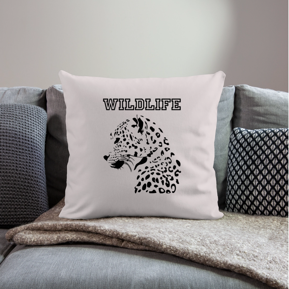 Sofakissen mit Füllung "Wildlife" - helles Taupe