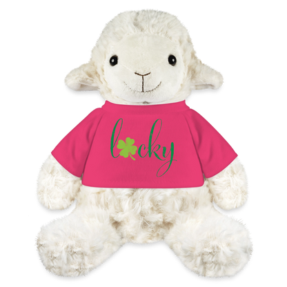 Maskottchen Schaf "Lucky" - Pink