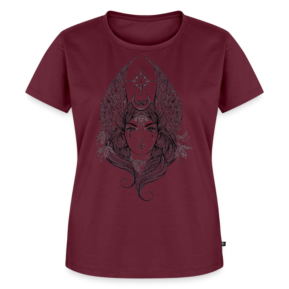 Premium T-Shirt "Engel" - Burgunderrot