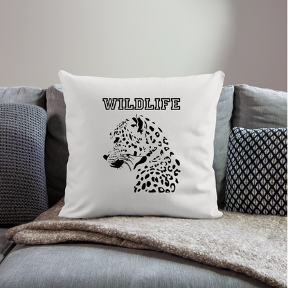 Sofakissen mit Füllung "Wildlife" - Naturweiß 