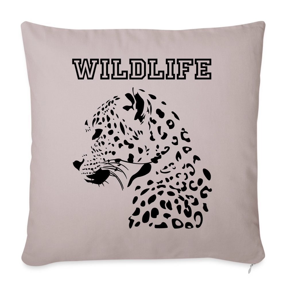 Sofakissen mit Füllung "Wildlife" - helles Taupe
