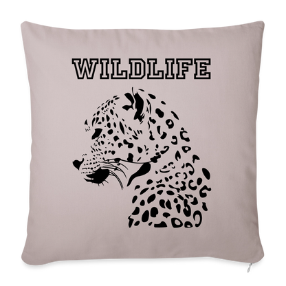 Sofakissen mit Füllung "Wildlife" - helles Taupe