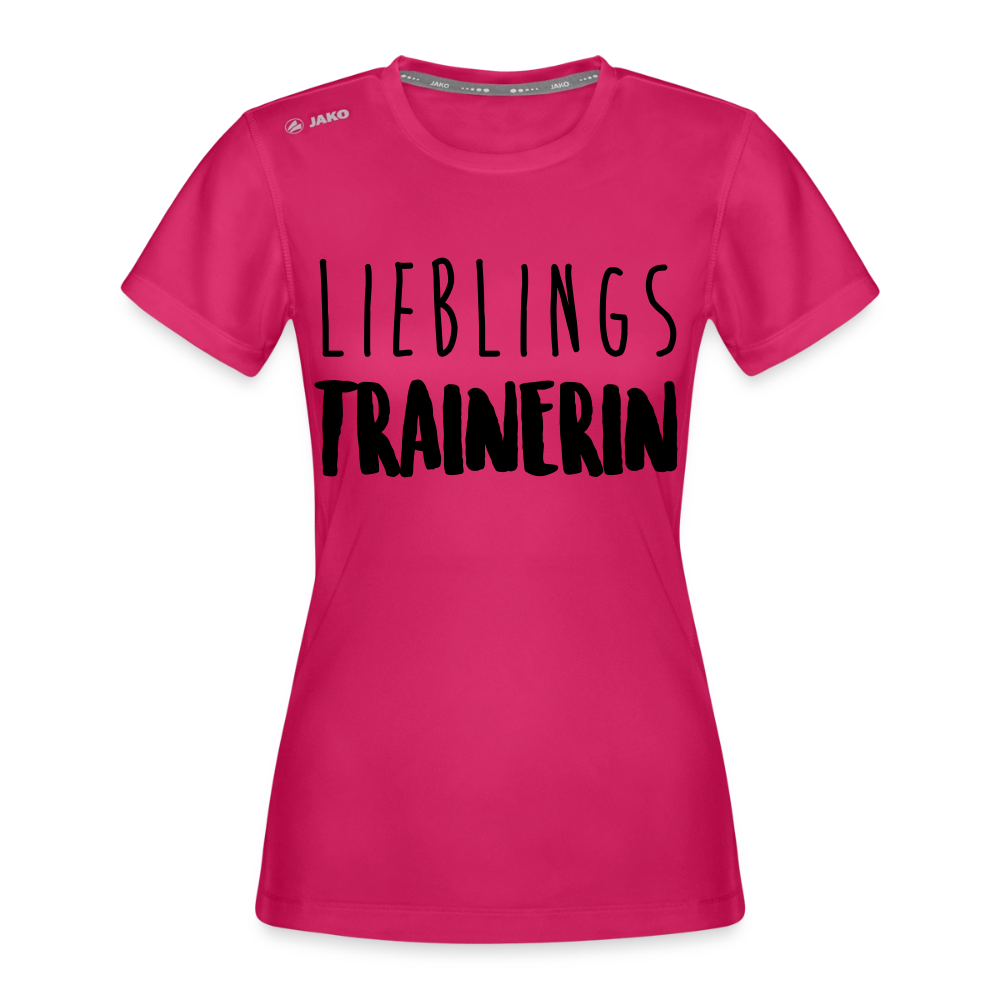 JAKO T-Shirt Damen "Lieblingstrainerin" - dunkles Pink