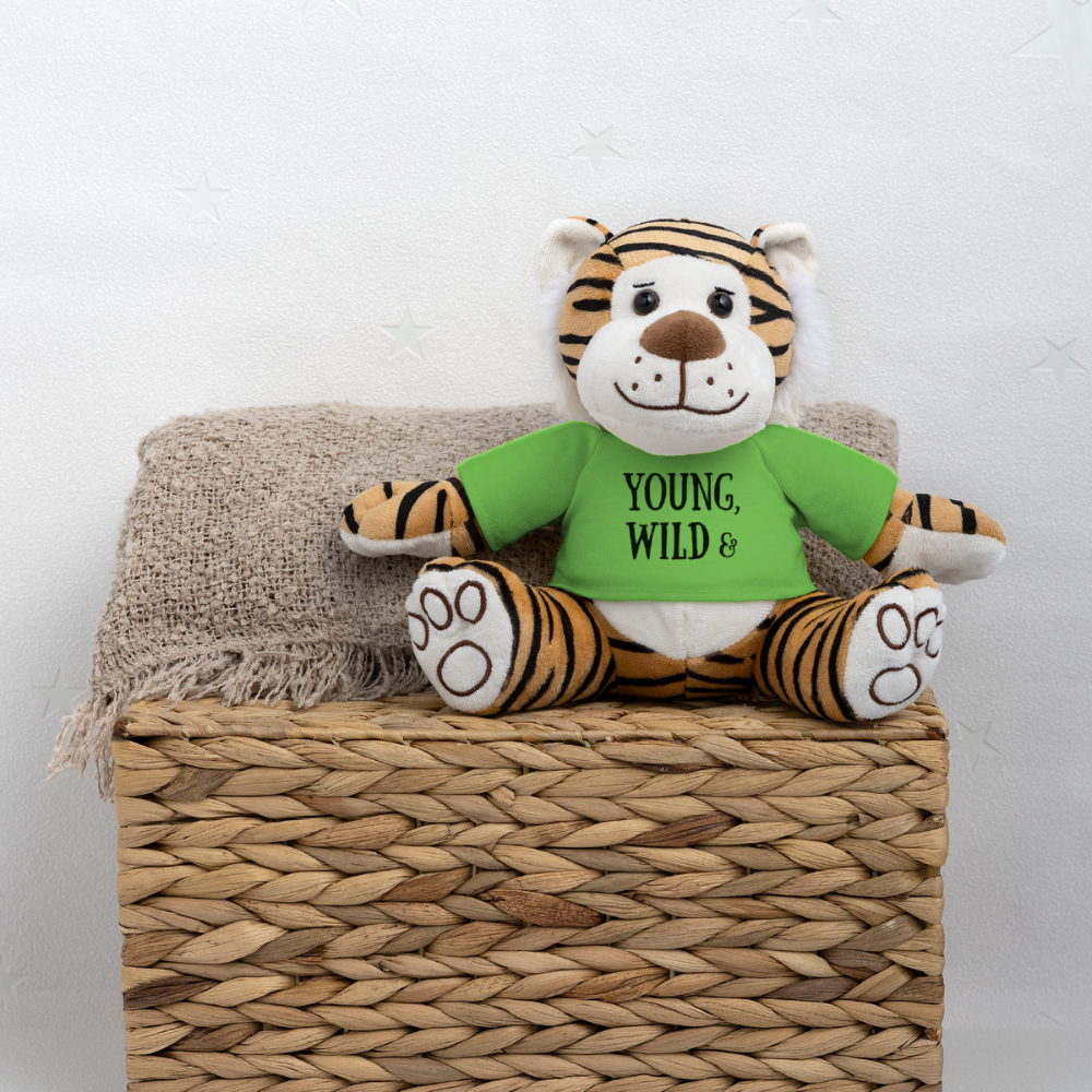 Maskottchen Tiger "Wild & Sexy" - Hellgrün