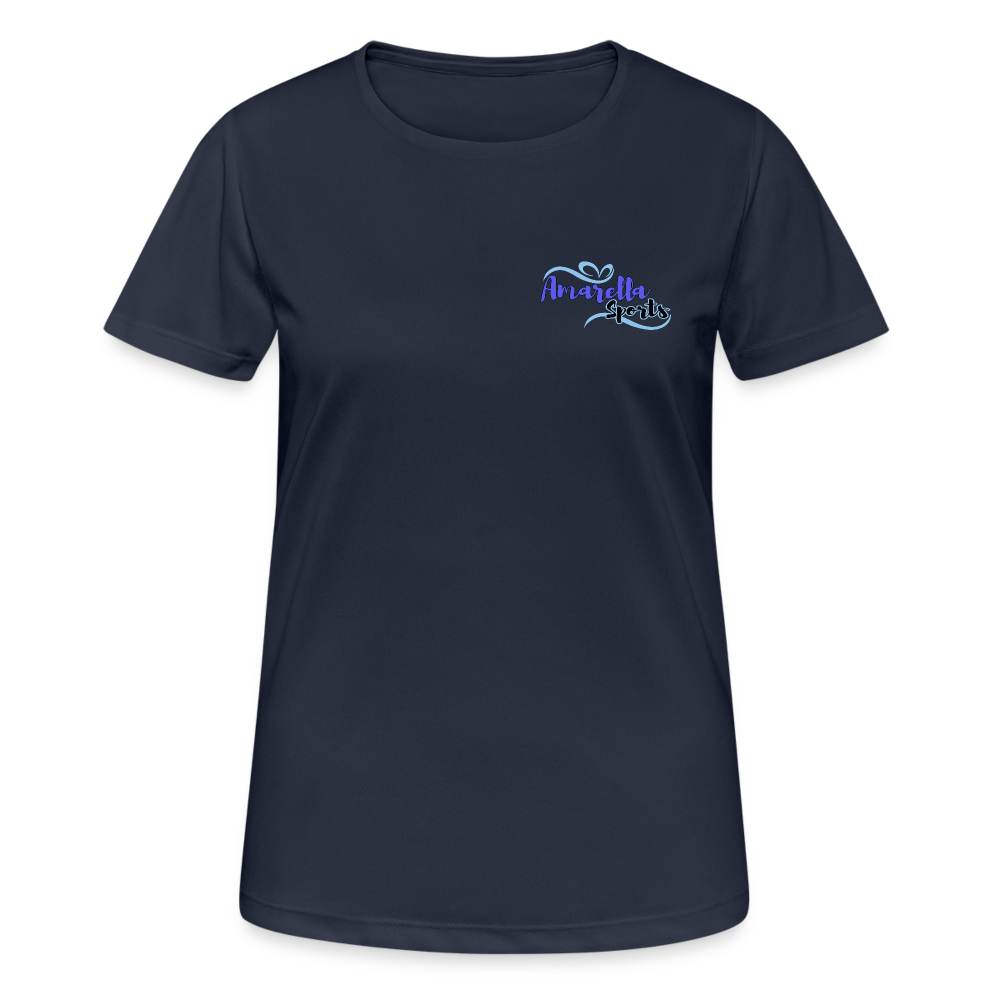 T-Shirt atmungsaktiv  Damen "Amarella Sports" - Dunkelnavy