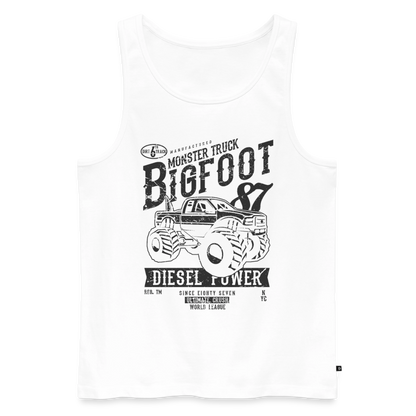 Tank Top "Bigfoot" - Weiß