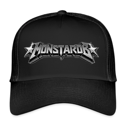 Trucker Cap "Monstarob" - Schwarz/Schwarz