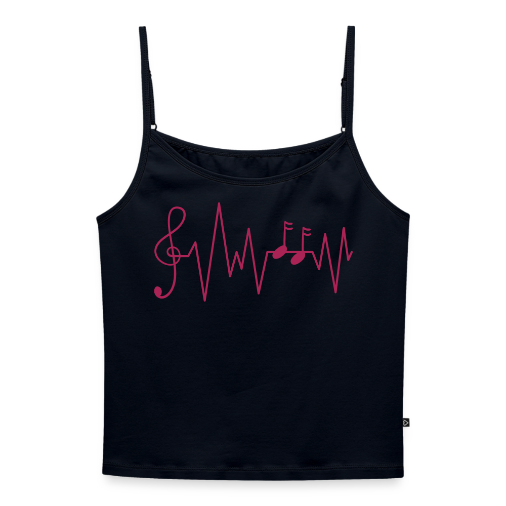 Premium Top "Musikpuls" - Navy
