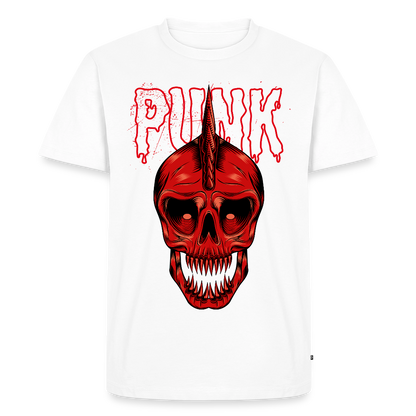 Männer Premium T-Shirt "Punk" - Weiß