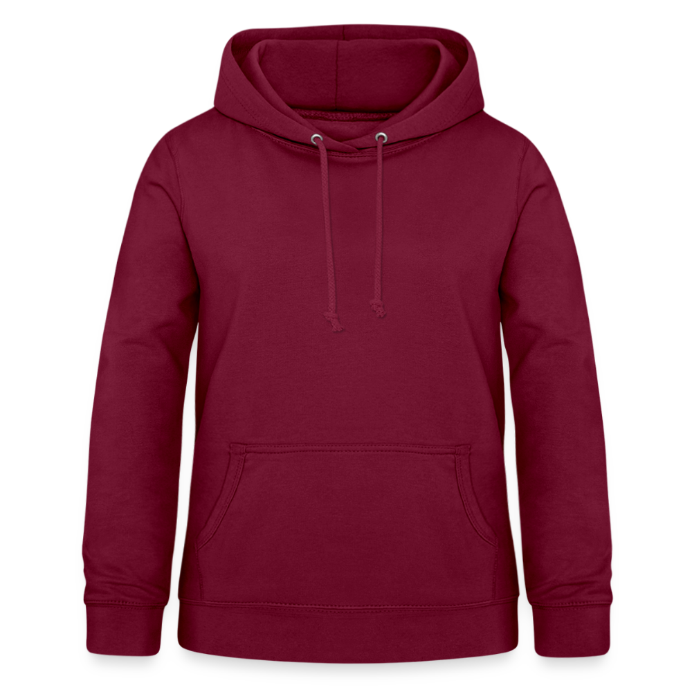 Frauen Hoodie "Totenkopf-Schwert" - Bordeaux